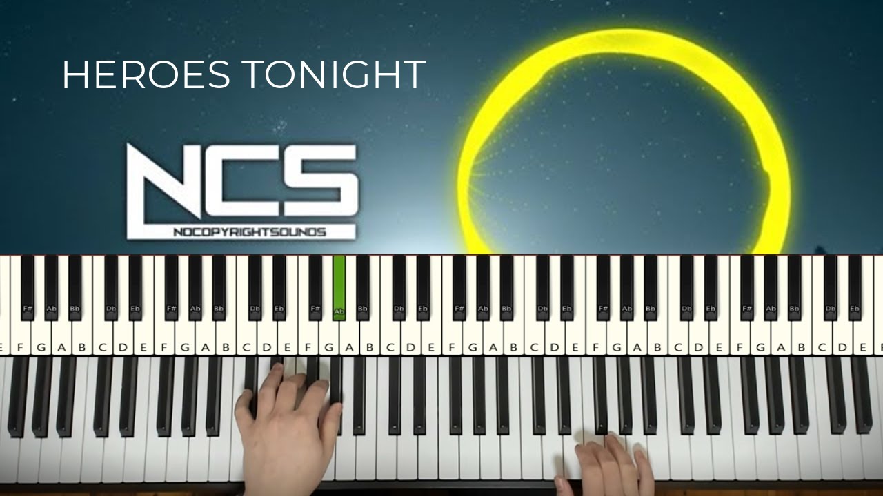 Janji - Heroes Tonight (Piano Tutorial Lesson)