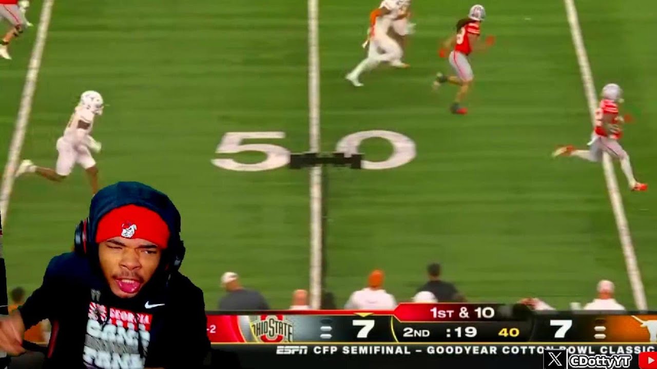 CRAZY ENDING!! CDotty Reacts To Ohio State vs Texas CFB Playoffs Full Highlights