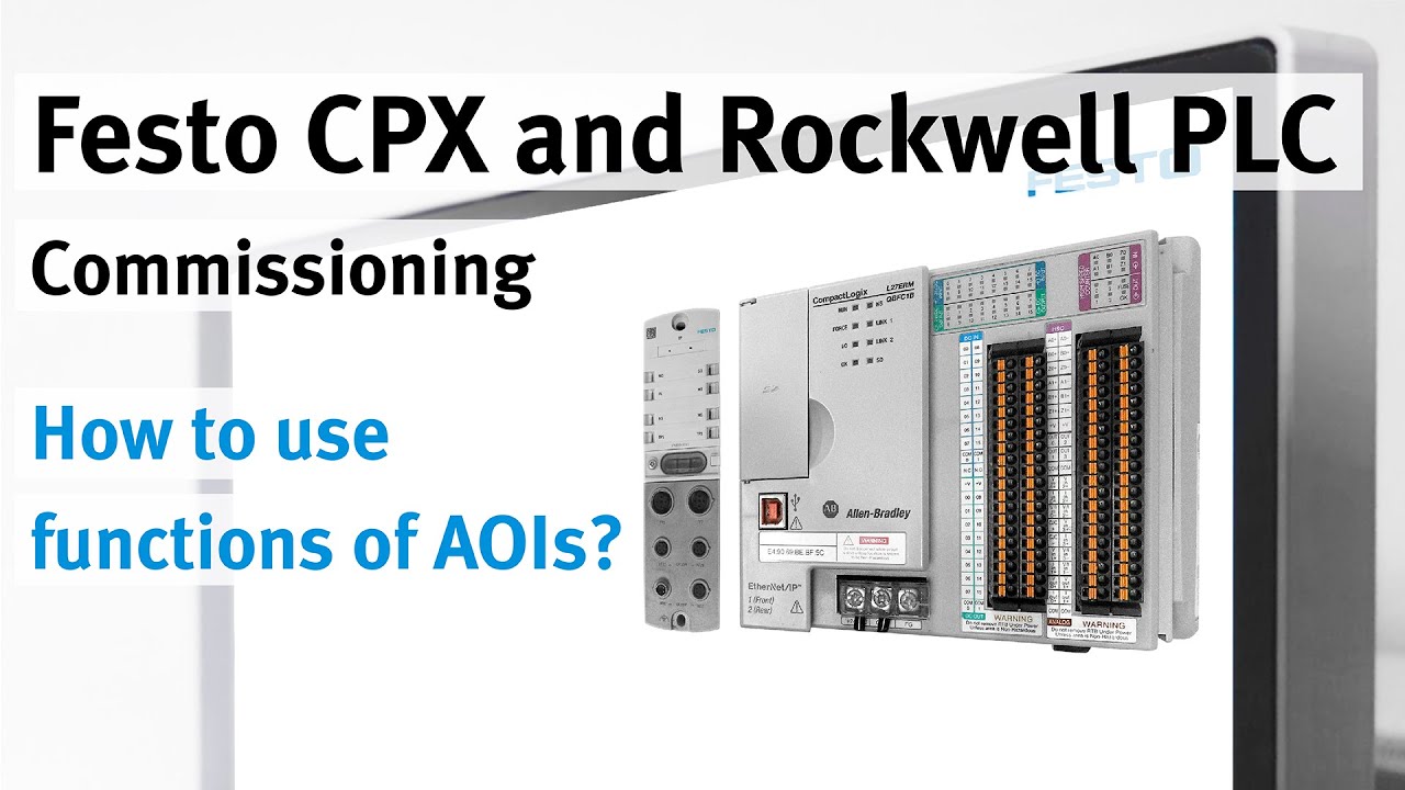 4/4 CPX-AP-I-EP in Rockwell PLC via EtherNet/IP: Using functions of AOIs