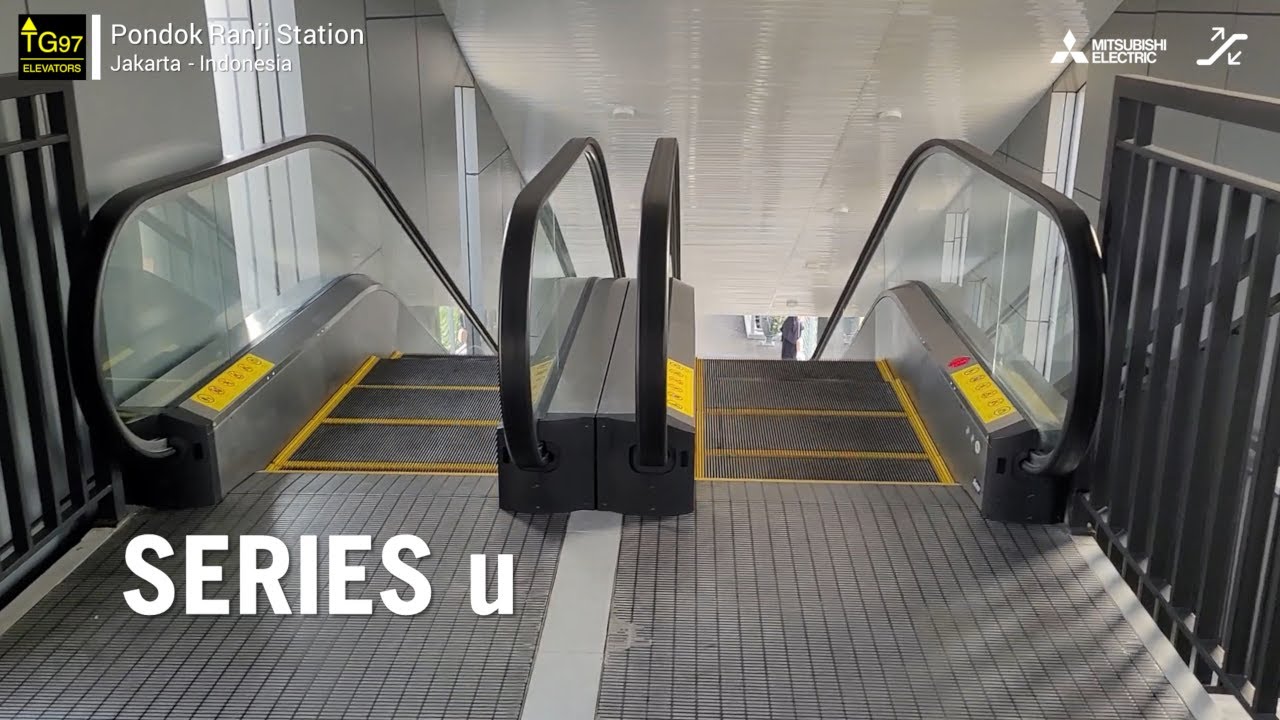 [TG97] Mitsubishi Series u Escalators - Pondok Ranji Station, Tangerang, ID