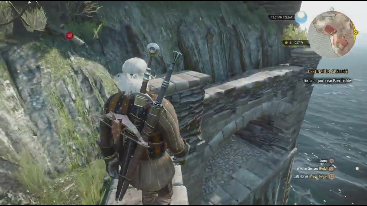Witcher 3 - out of bounds at Kaer Almhult
