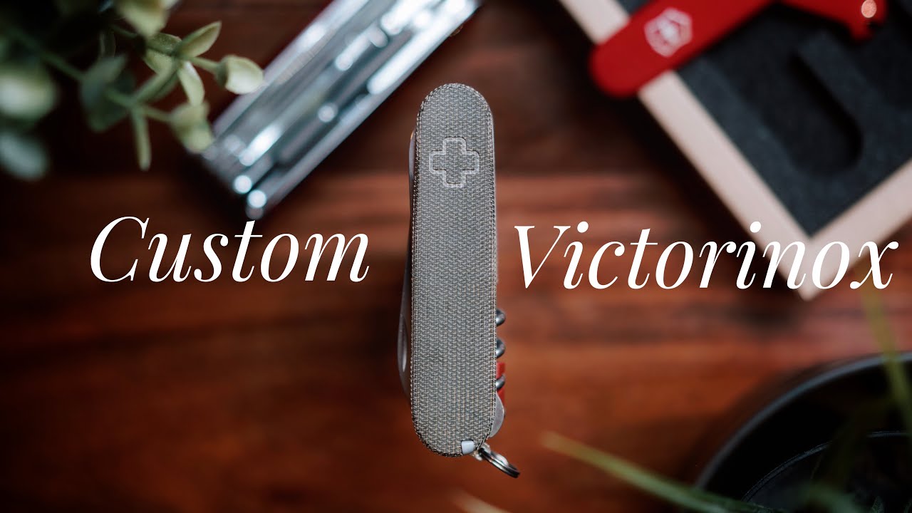 Customize Your Swiss Army Knife (Green Micarta Scales)