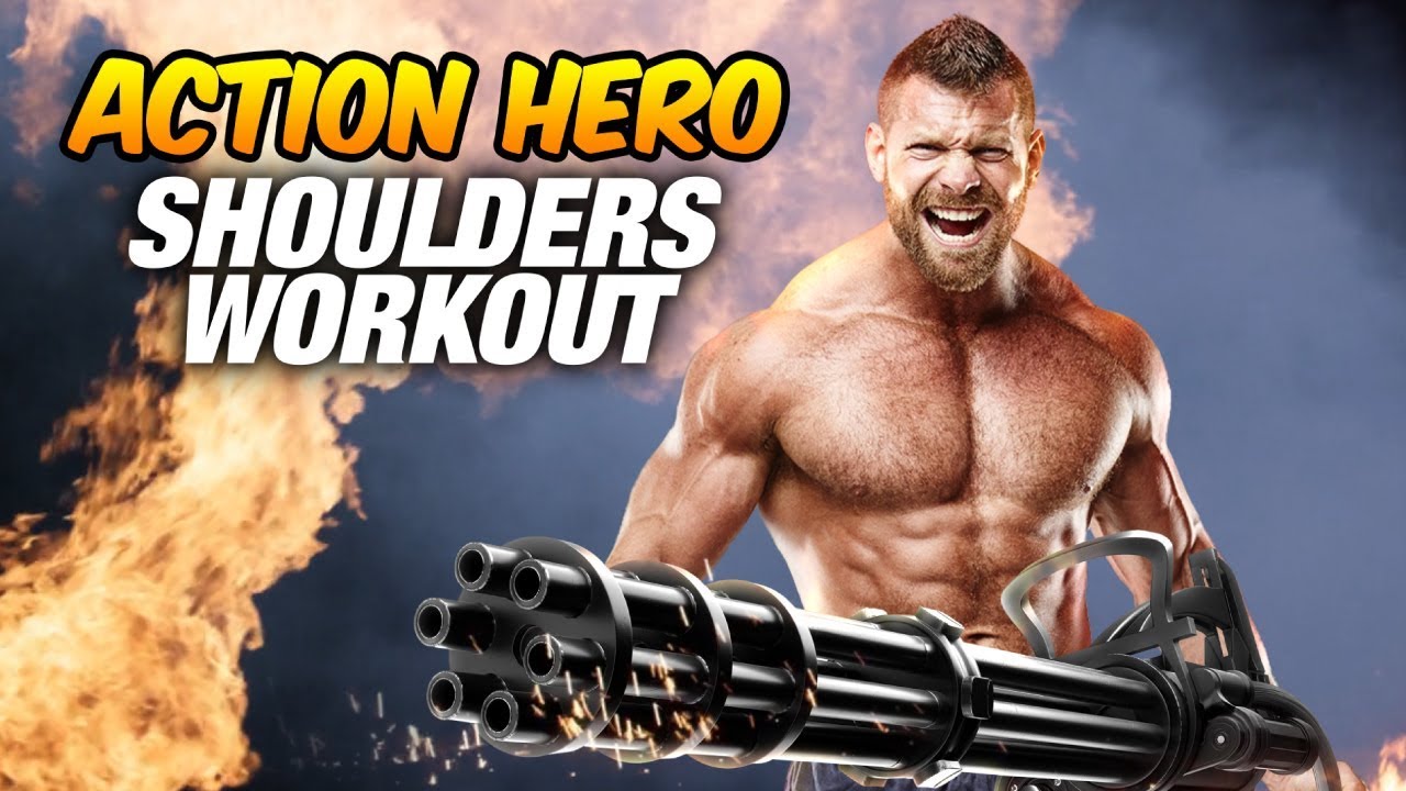 Action Hero Shoulder Workout (Ripped and V-Tapered Physique)