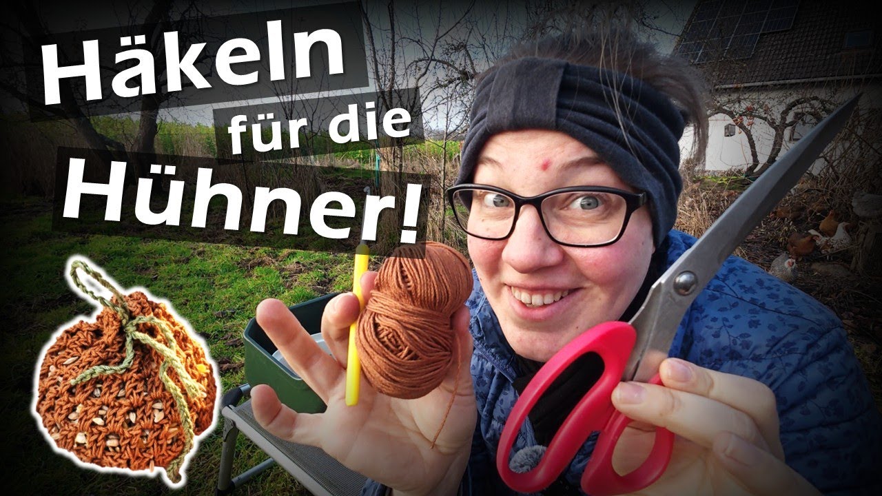 3 coole & nützliche HÄKEL Ideen für die #Hühner 🧶 130