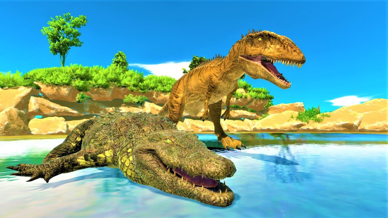 Carcharodontosaurus purussaurus vs every strong unit (higher price) animal revolt battle simulator