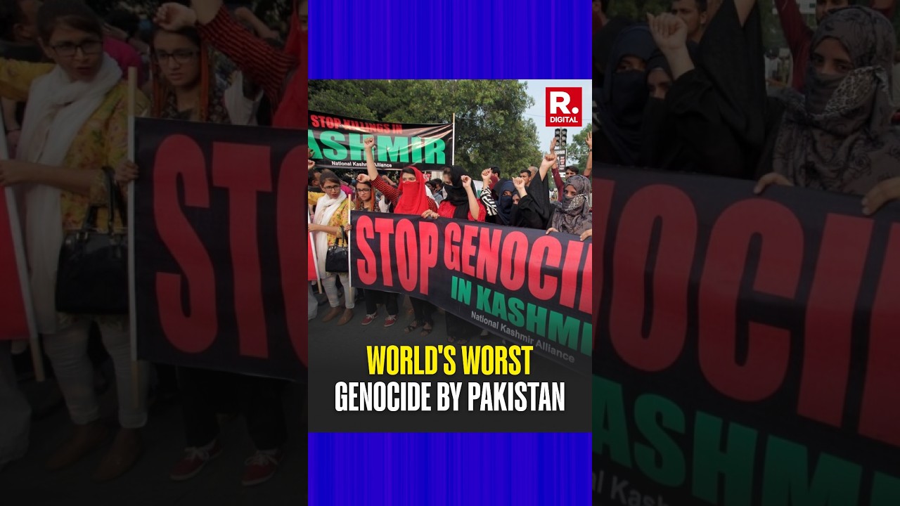 Arnab Claims How Pakistan Is Carrying Out World's Worst Genocide | PoK Protests