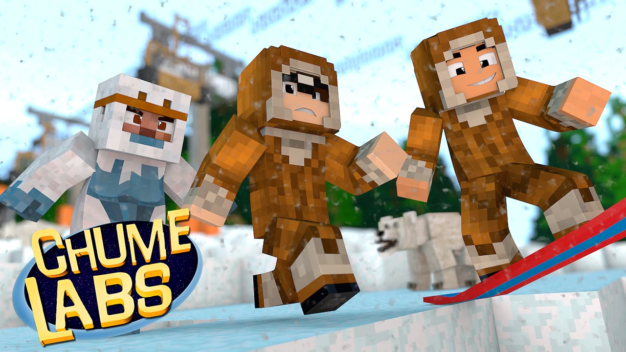 Minecraft: FÉRIAS NA NEVE! (Chume Labs 2 #70)