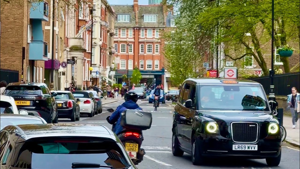 7AM walk in London [4K] ☕️| Paddington-Marylebone-Baker Street | June 2024