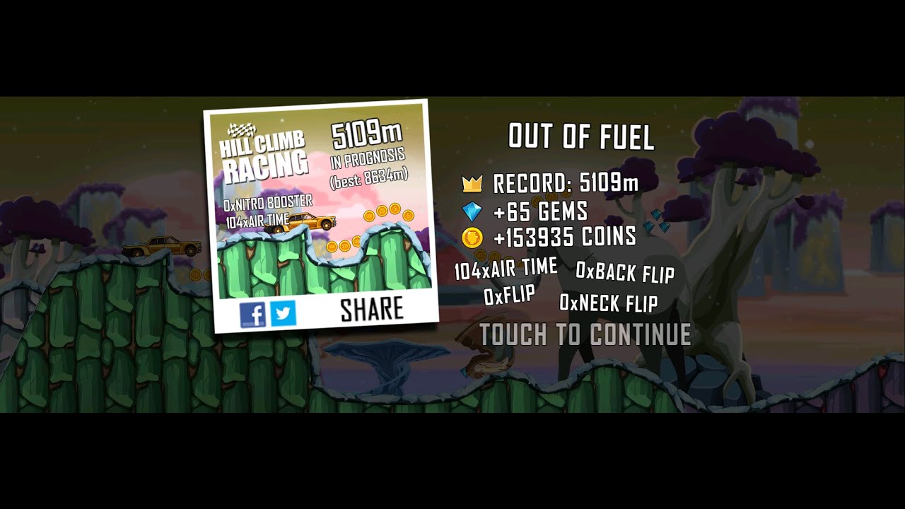 Hill Climb Racing Luxury Car + Prognosis 5109 WR