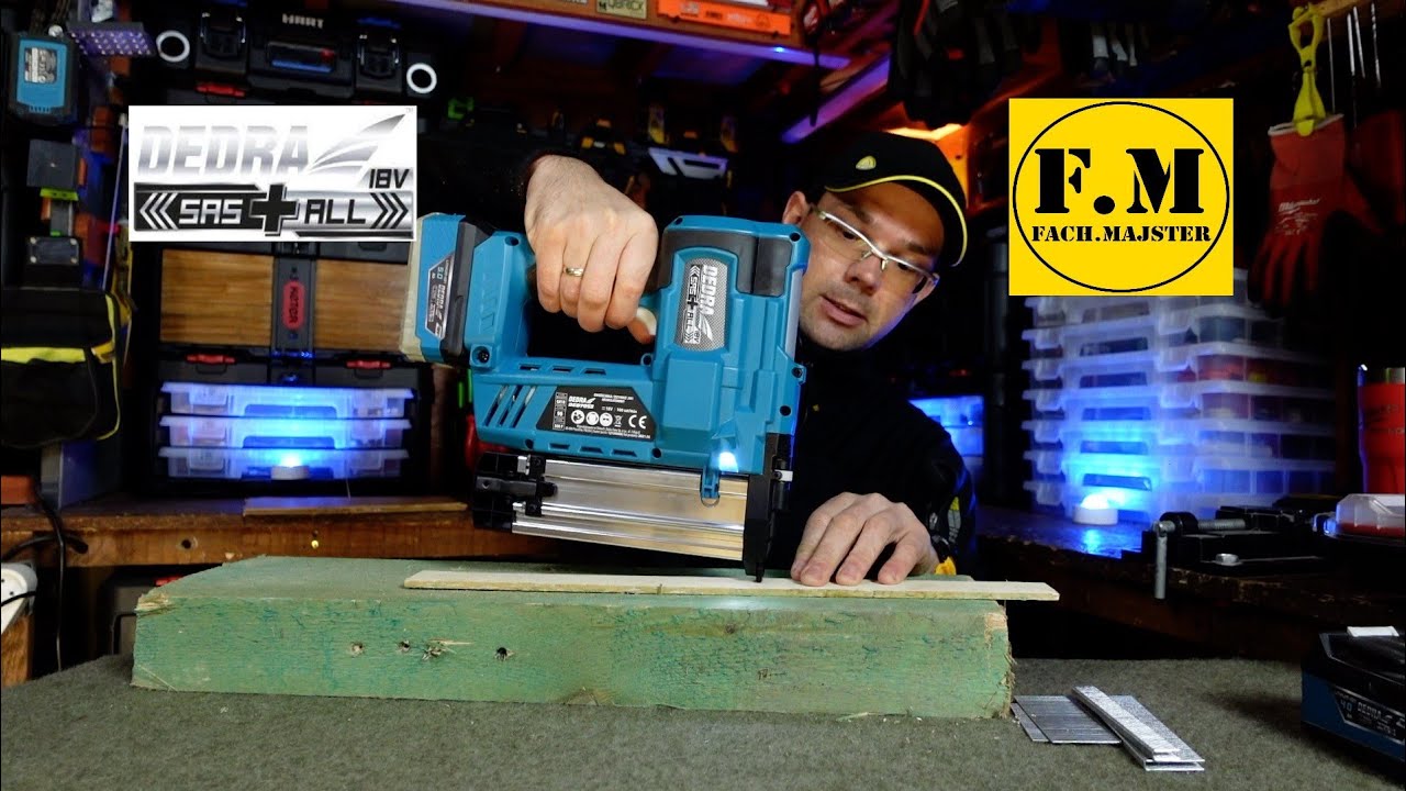 TEST!!!Gwozdziarka Dedra DED7053 - Prezentacja oraz test