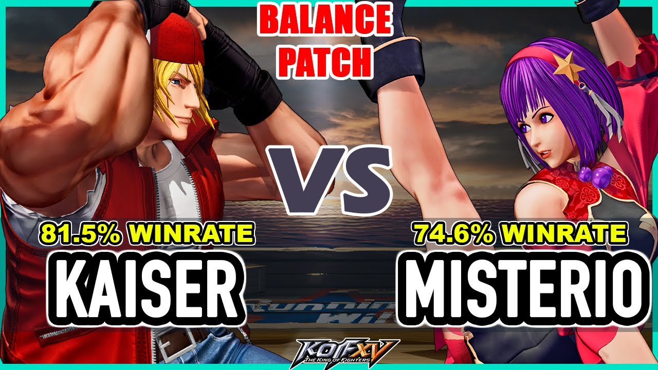 KOF XV 🔥 Kaiser (Kyo/Terry/Ryo) vs Misterio (Athena/King/Benimaru)