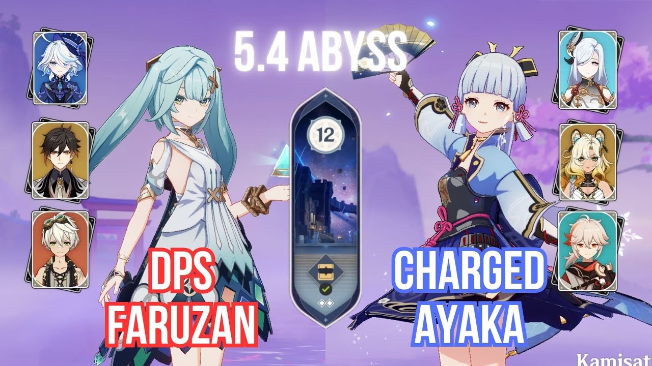 FARUZAN HYPERCARRY & CHARGED AYAKA | Genshin Impact Abyss 5.4