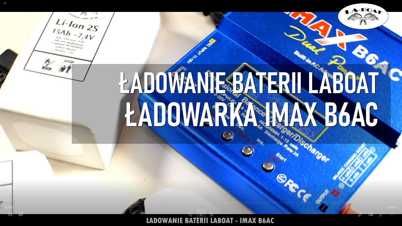ŁADOWANIE BATERII #LABOAT - IMAX B6AC