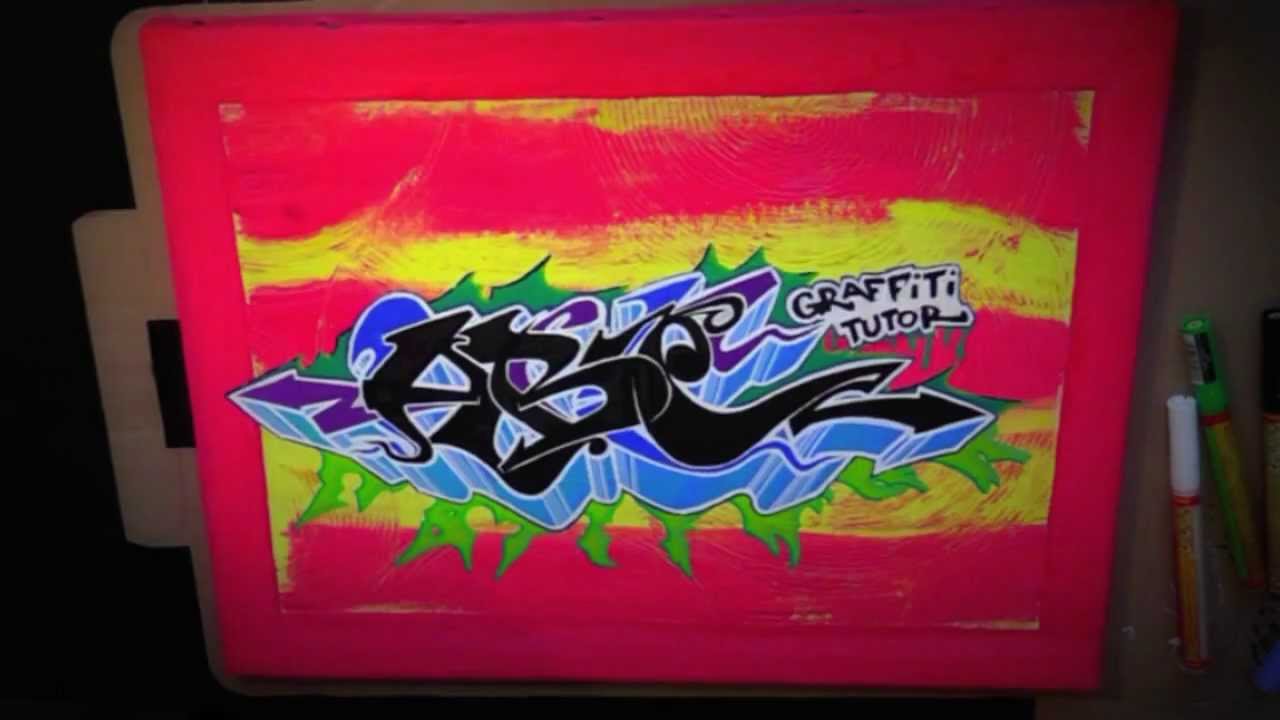 Graffiti Tutorial ABC Style How to Draw A B C