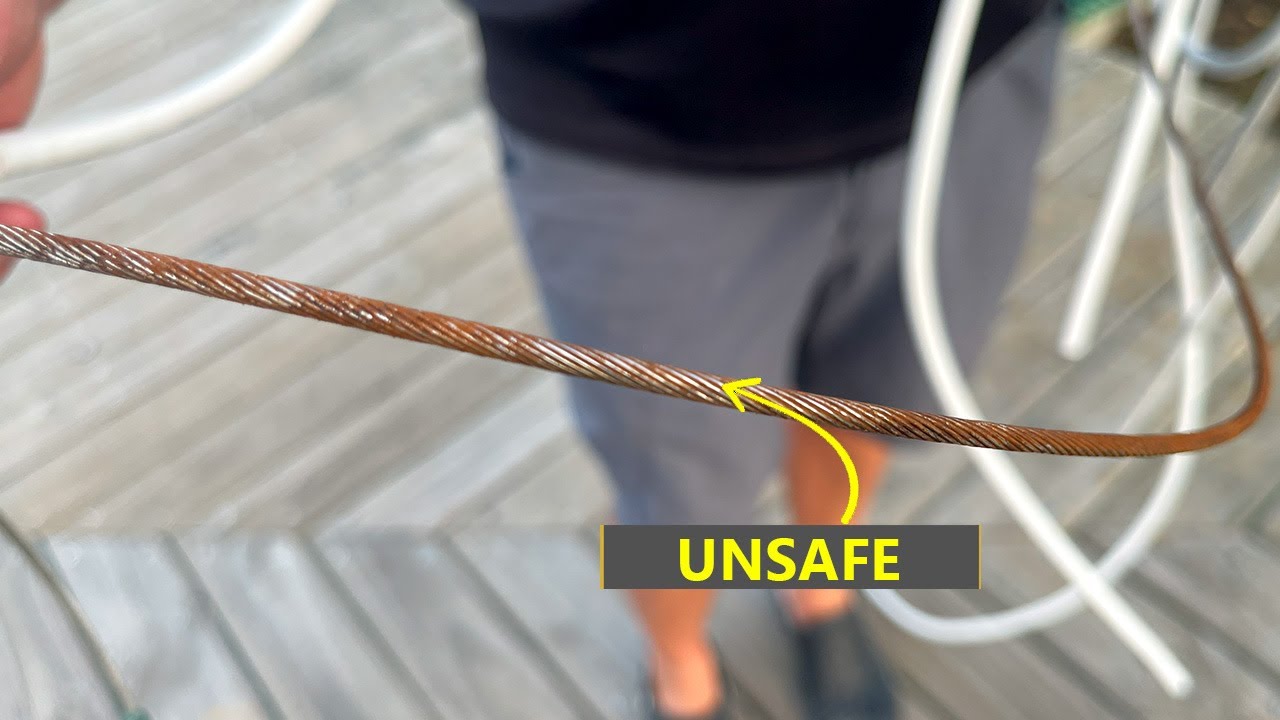 ОБНОВЛЕНИЕ: САМОСТОЯТЕЛЬНАЯ УСТАНОВКА спасательных линий Dyneema на нашу лодку