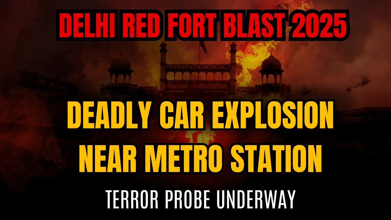 Взрыв в Дели Red Fort 2025 | Смертельный взрыв автомобиля возле станции метро | Ведётся расследов...