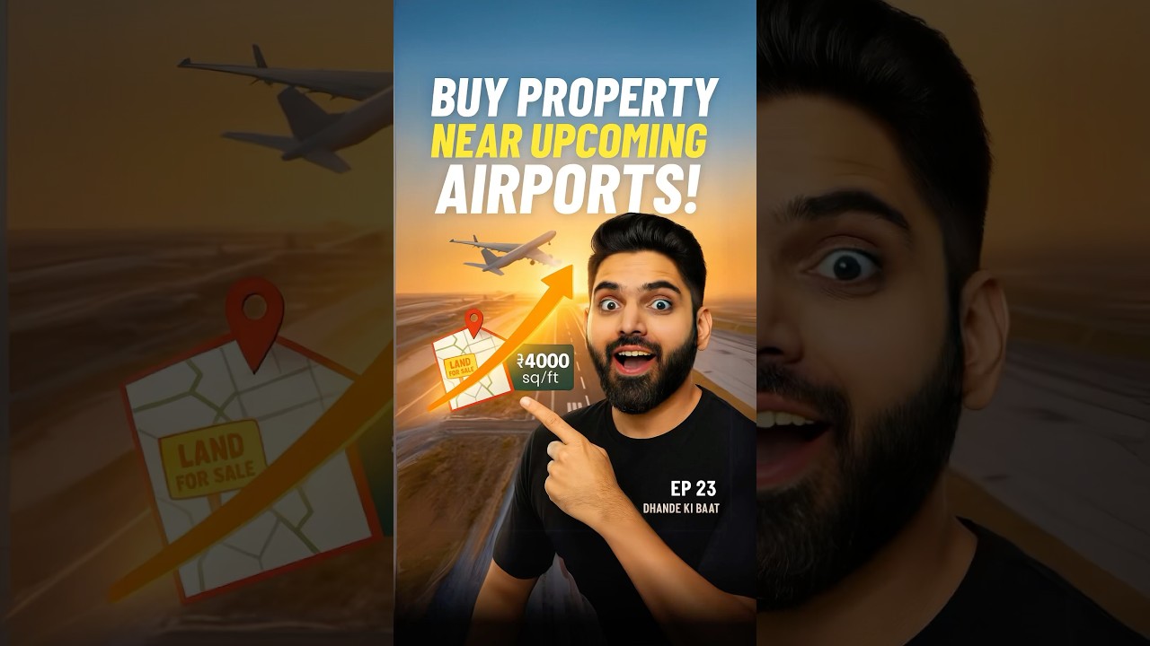 Best Investment In Property Is Near Upcoming Airport! #casestudy #shorts #property  #investment