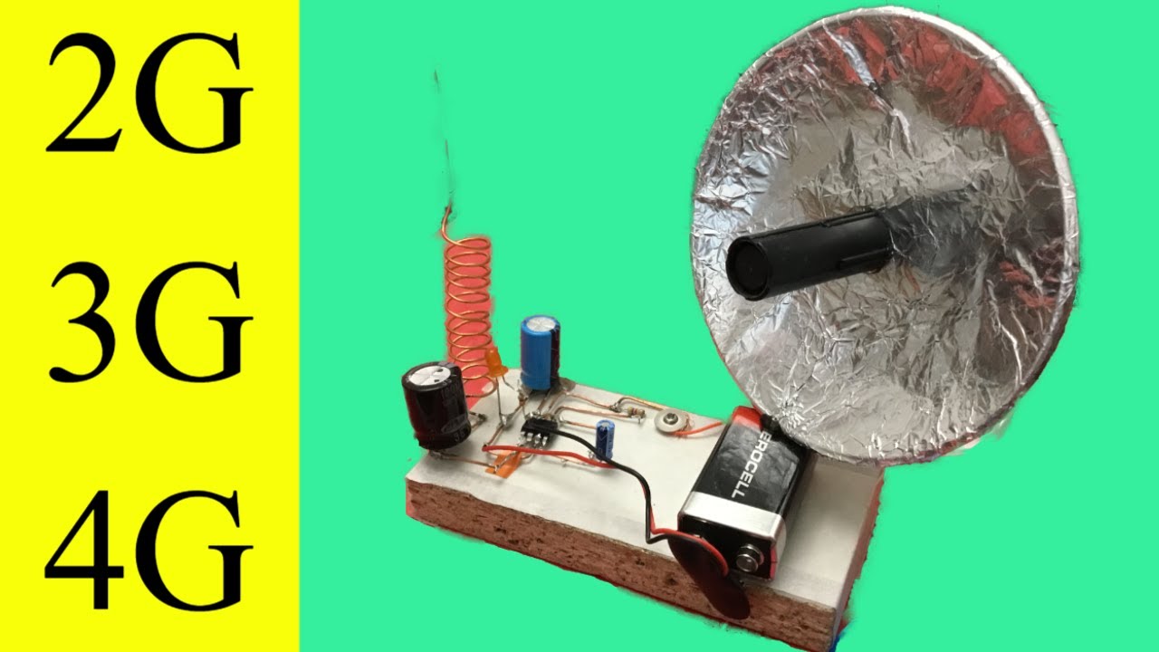 The mobile phone signal booster is easy and simple to manufacture by yourself