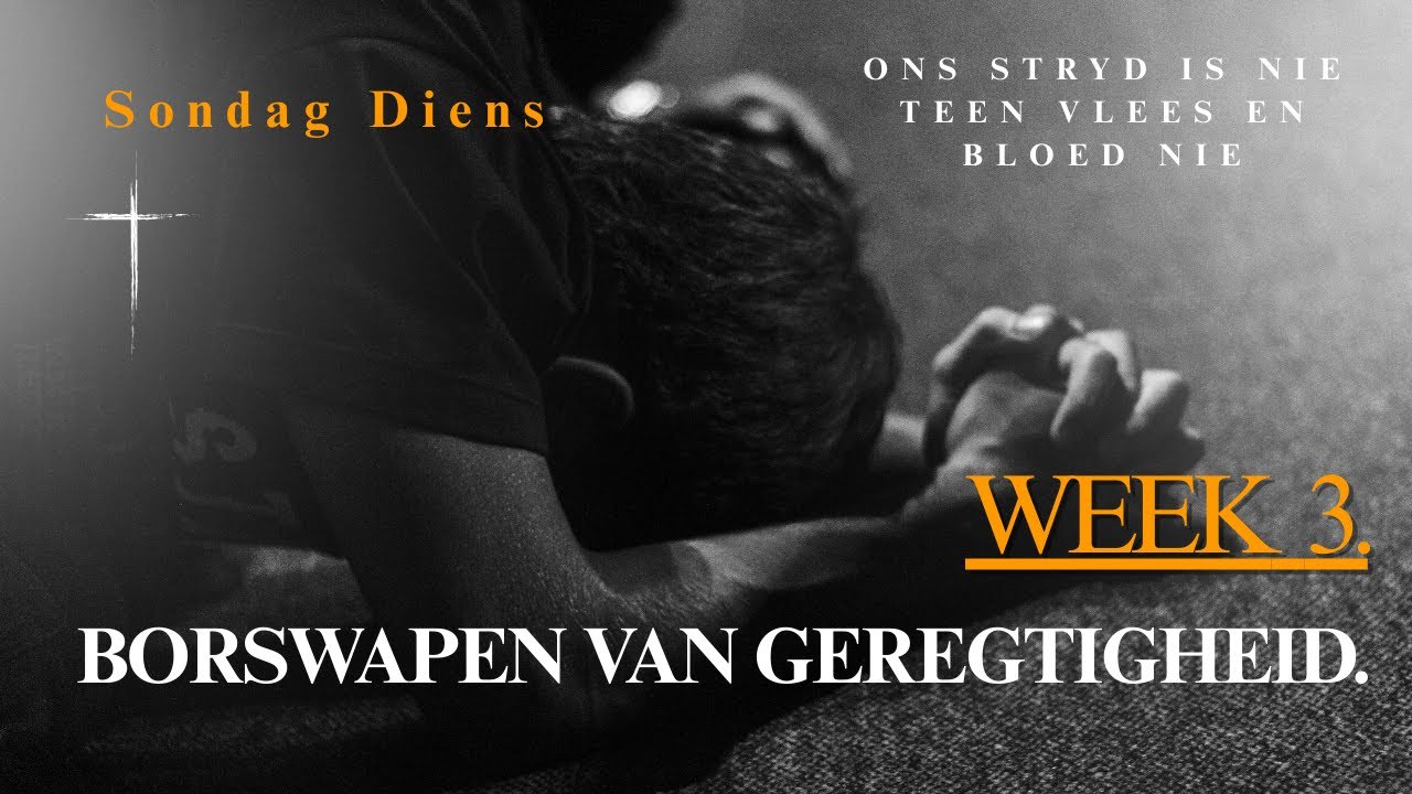 AGS Riversdal. Sondag Diens - Borswapen van geregtigheid