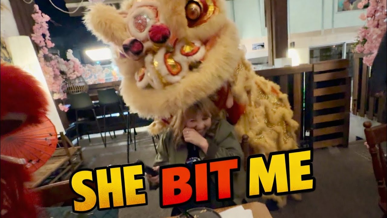 It’s the Year of the Horse but I’m the Lion’s food 😂BrisASIA Lunar New Year Festival 