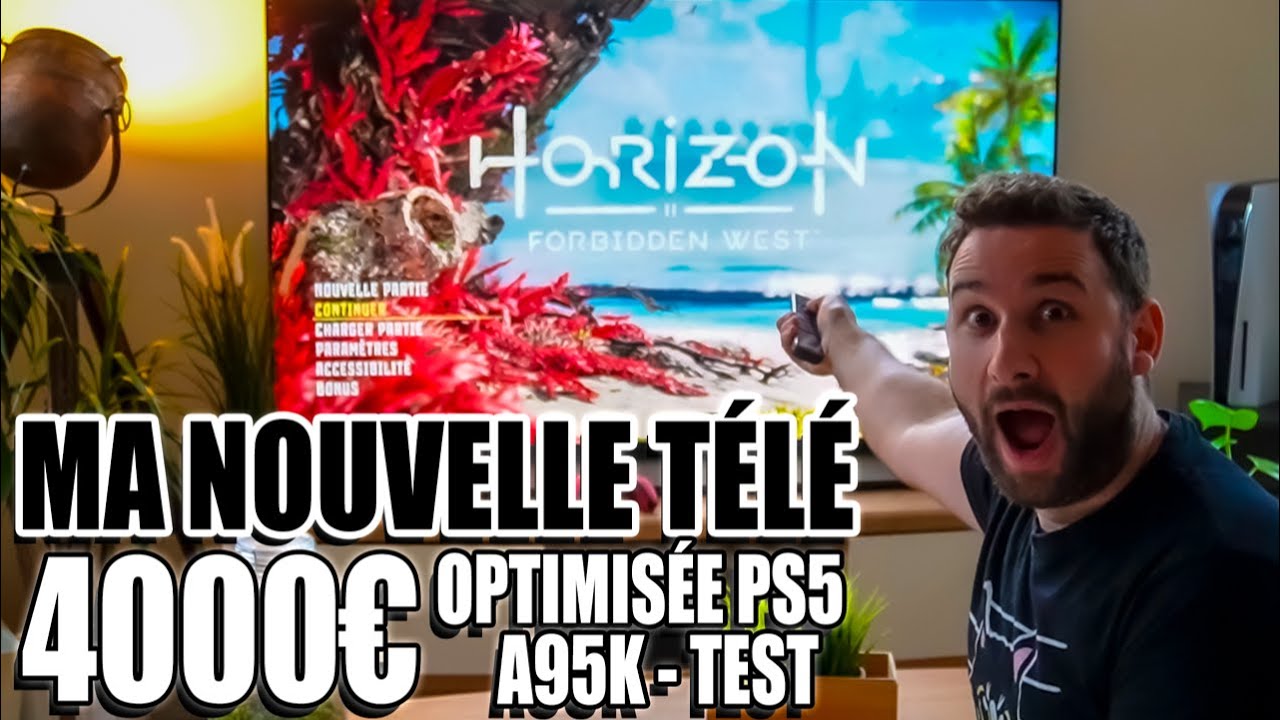 MA NOUVELLE TÉLÉ optimisée PS5 😱 SONY A95K - TEST ULTRA COMPLET 🔥