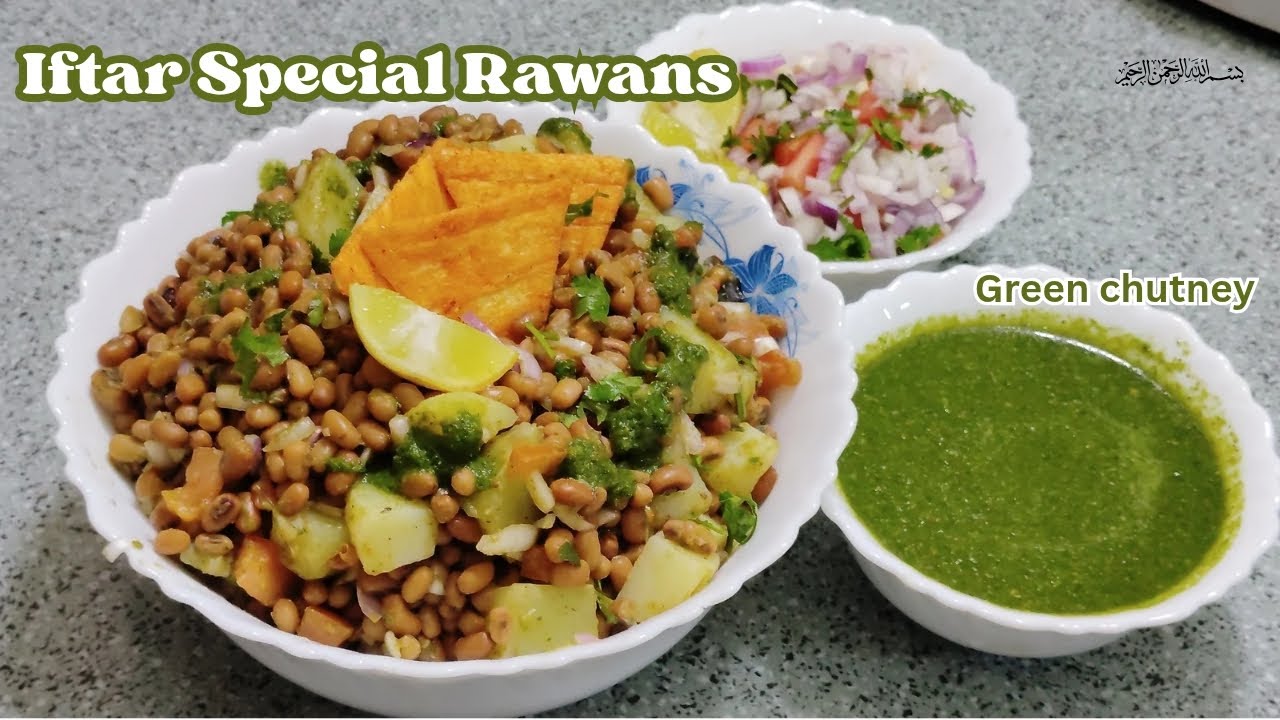 Iftar Special: Rawans Aloo Chaat with Fresh Green Chutney