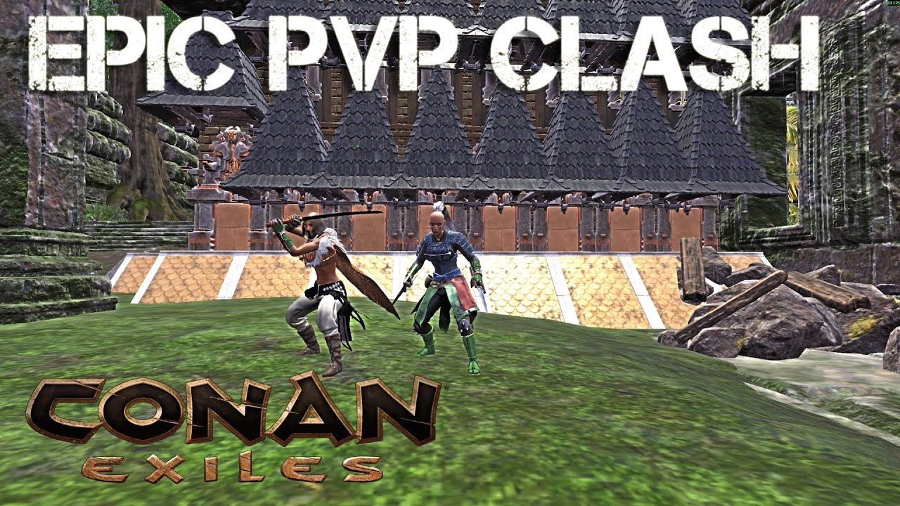 ЭПИЧЕСКИЙ PvP-режим Conan Exiles — Защита Южного моста Акведук (сервер Crunch)