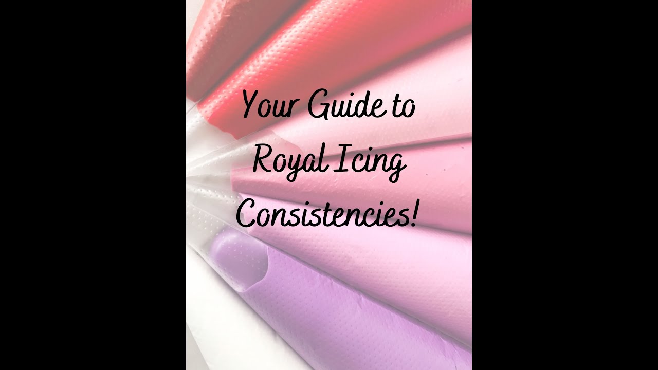 Your Guide to Royal Icing Consistencies!