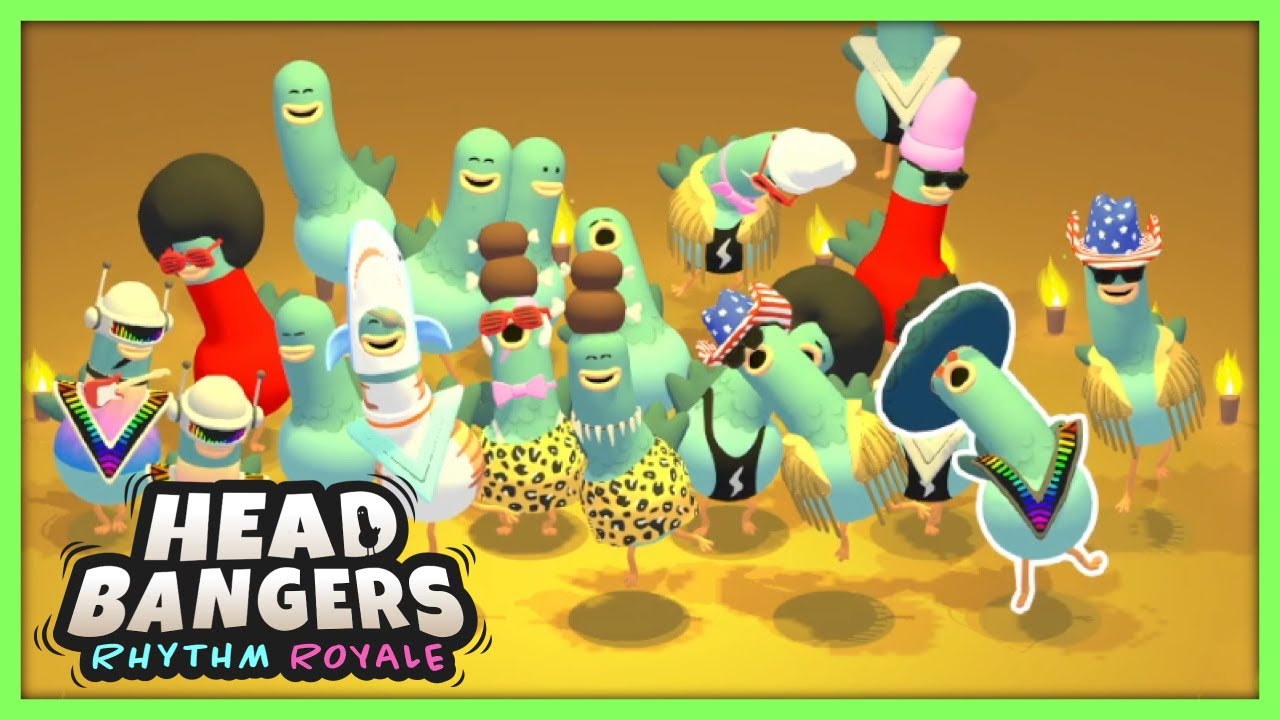 最もリズムに乗れるハトを決めるリズムバトロワゲーム【Headbangers: Rhythm Royale】