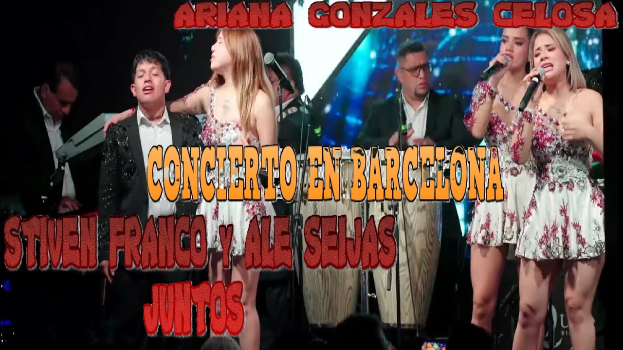 ARIANA GONZALES se PONE CELOSA de STIVEN FRANCO y ALE SEIJAS juntos en BARCELONA 