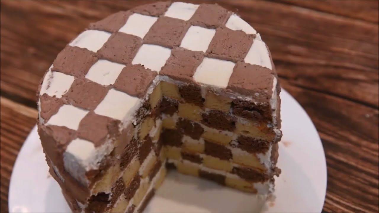 How to make Checkerboard Cake