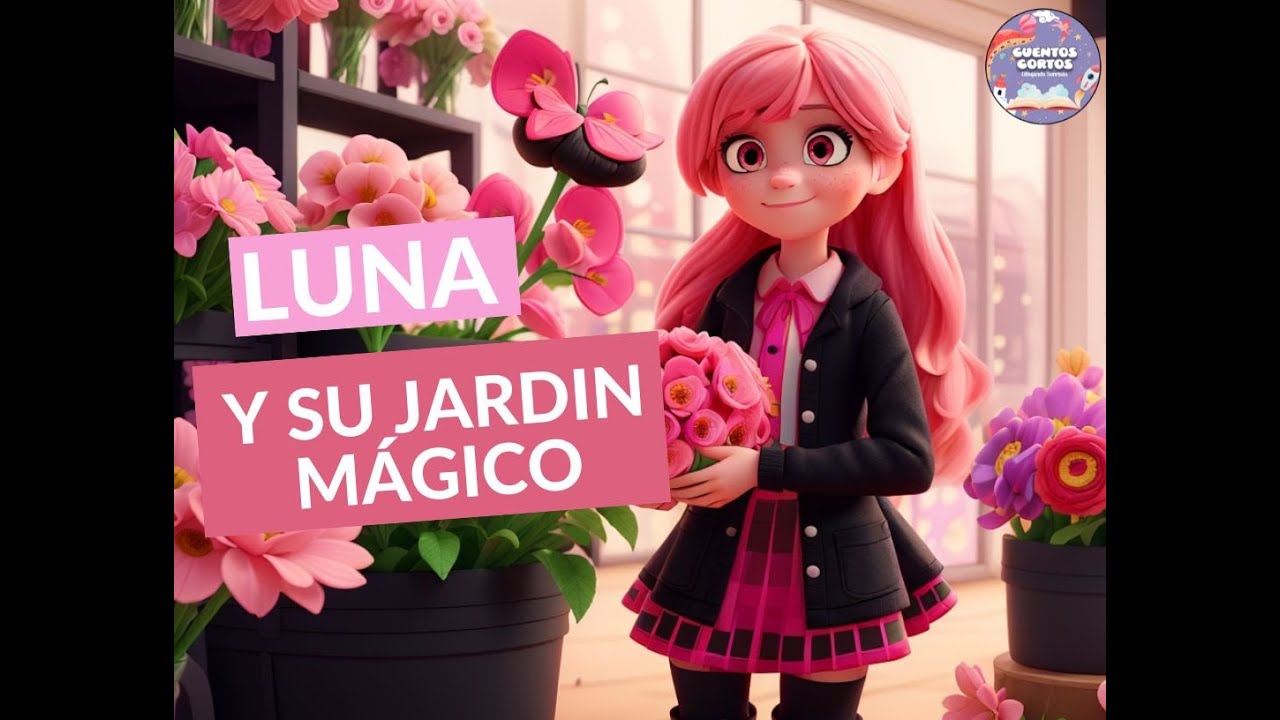 Una Florista y su Jard&iacute;n M&aacute;gico- Cuentos Cortos para Ni&ntilde;os En Espa&ntilde;ol - Aprendizaje: Perseverancia