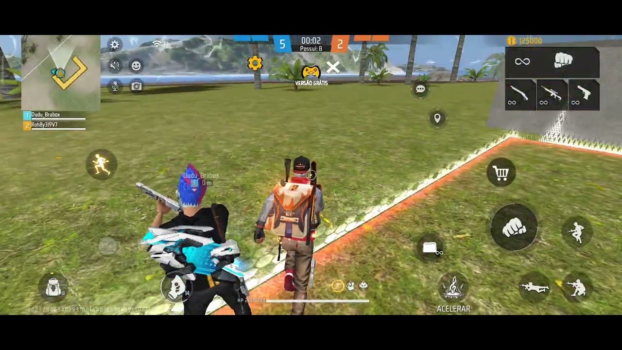 X1 no free fire