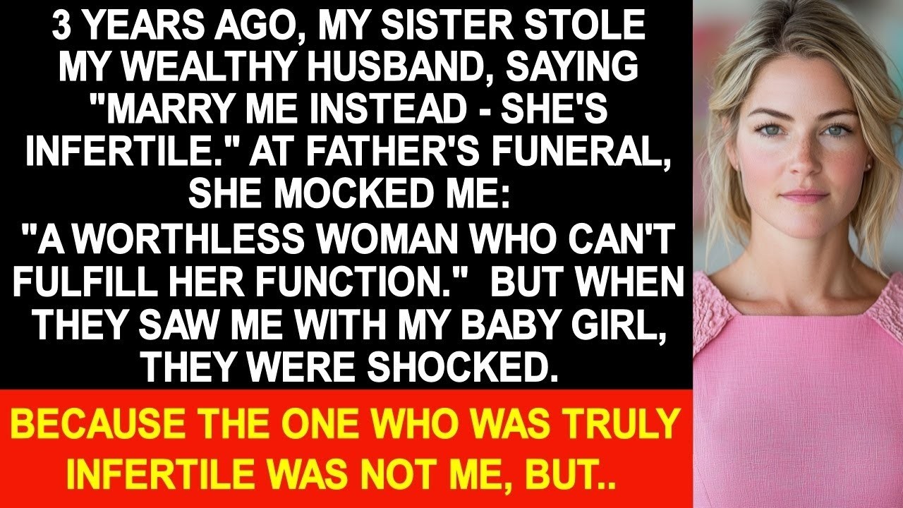 3 years ago, my sister stole my wealthy husband, saying 