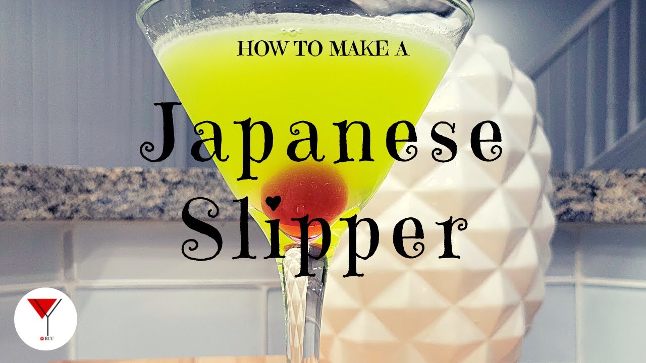 Japanese Slipper | How to make a cocktail with Melon Liqueur, Triple Sec & Lemon Juice