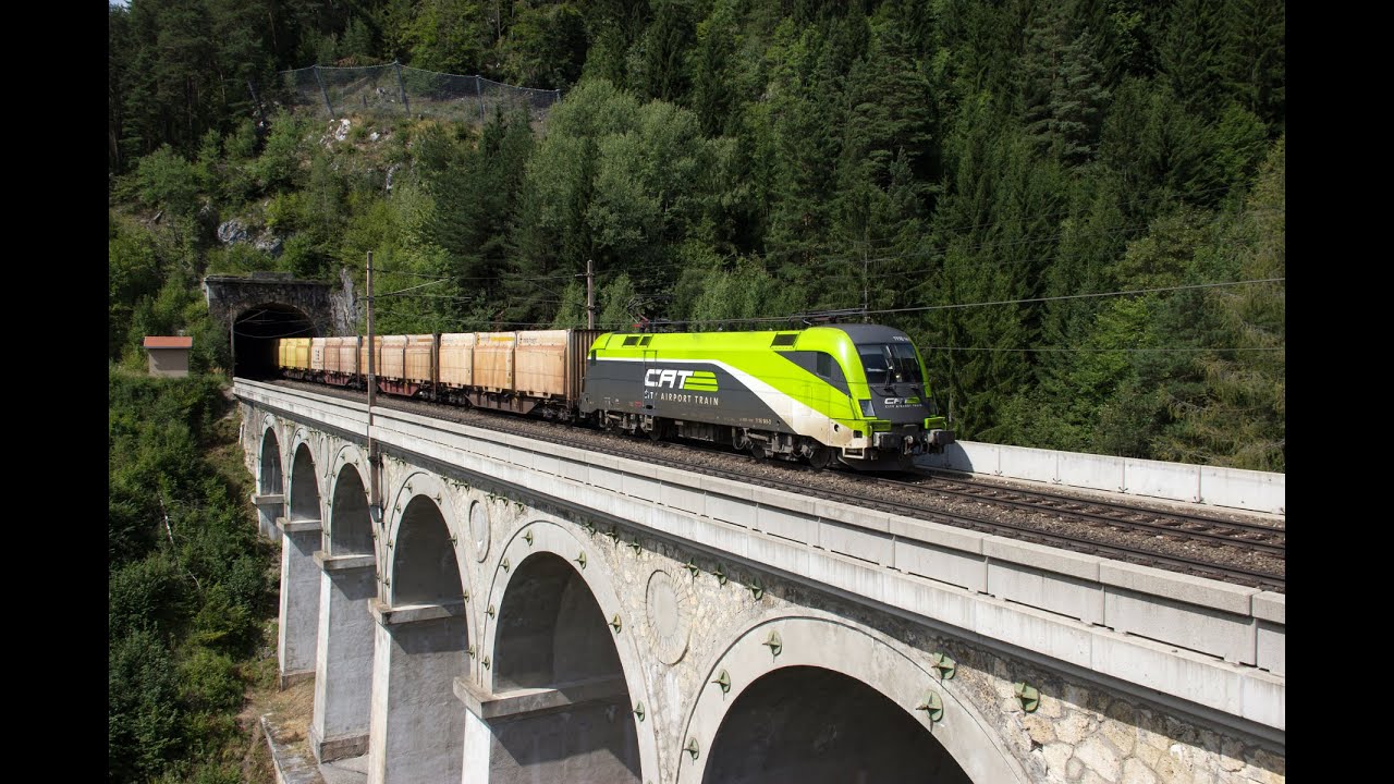 40 Minuten Semmeringbahn im August 2013: City Airport Train, LTE, Adira, RTS und Schachbrett 1144