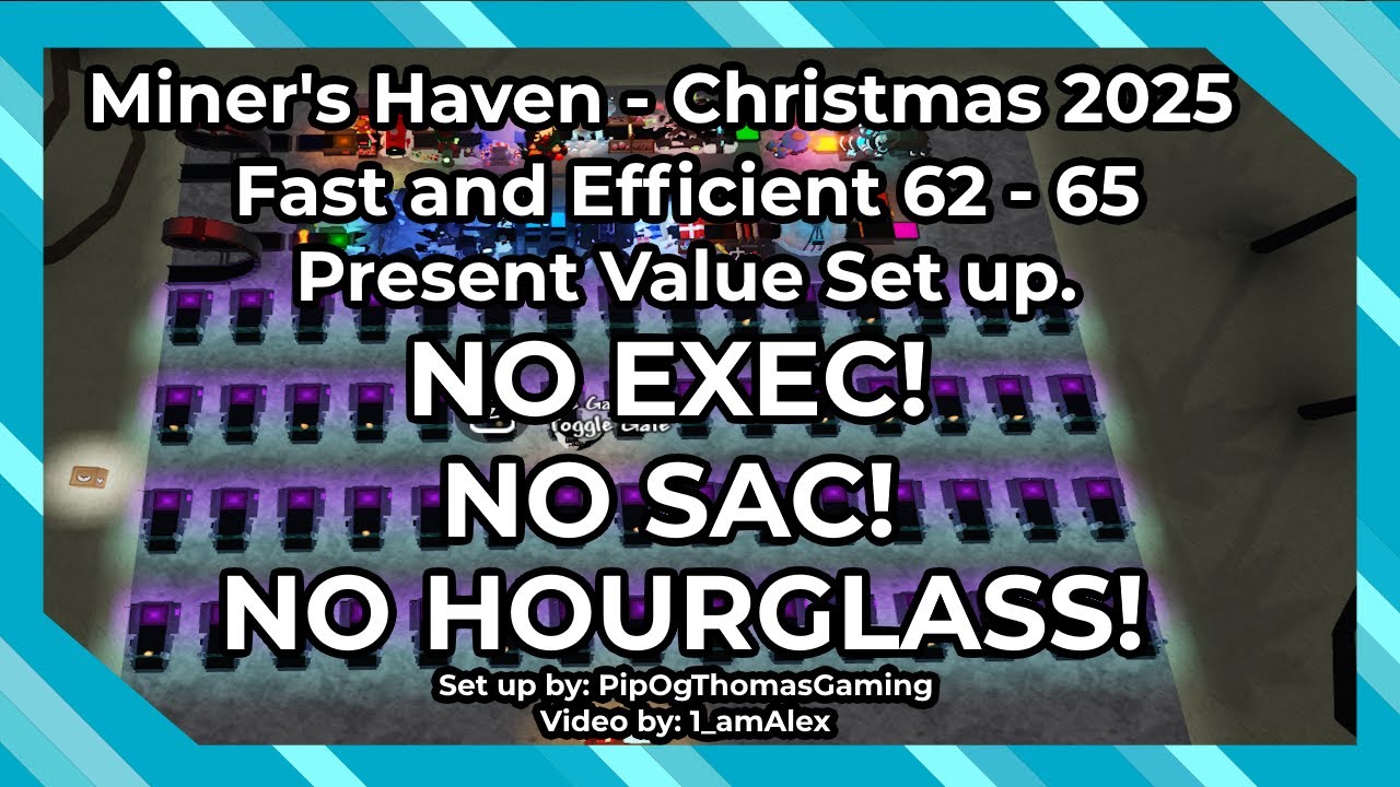 Miner's Haven | Christmas 2025  - New Speedy Present Set up V.1