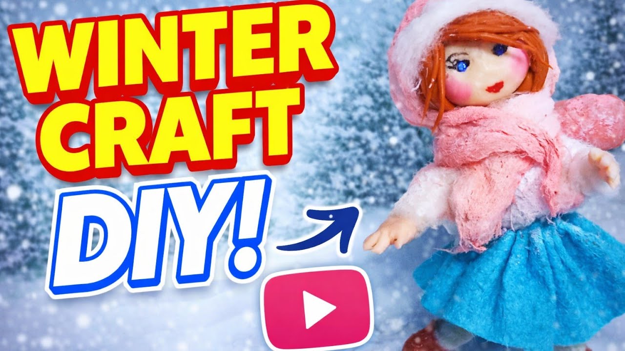 How to Make a Cute Cotton Doll: Easy Winter Craft Ideas