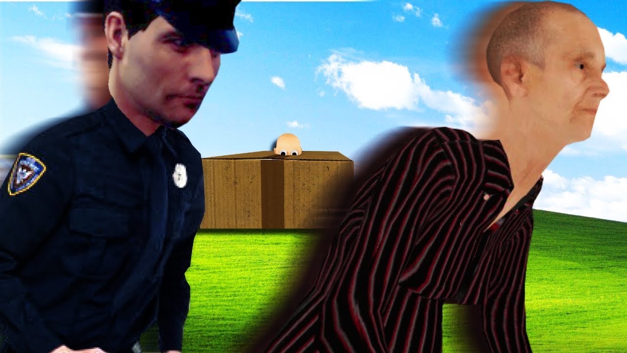 Can Granny Escape The Police That Baby Called for Hiding All His Toys Around The House?!