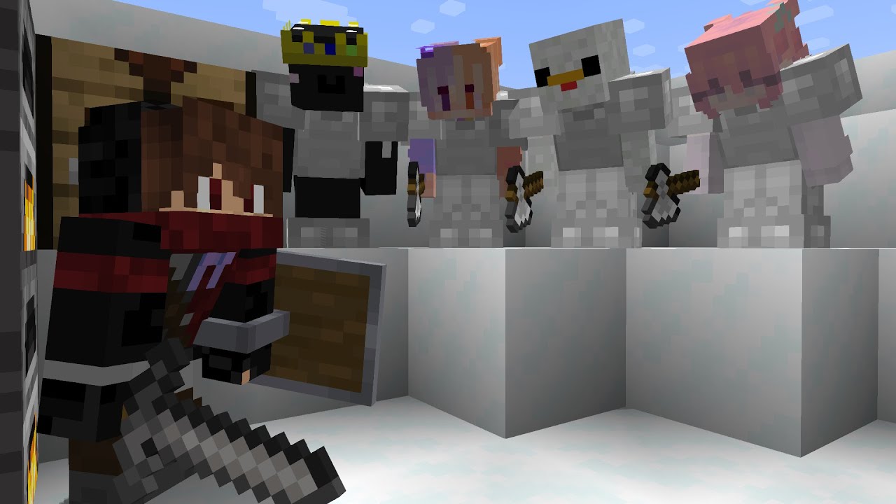 Minecraft Speedrunner VS 4 Hunters (Unstaged)
