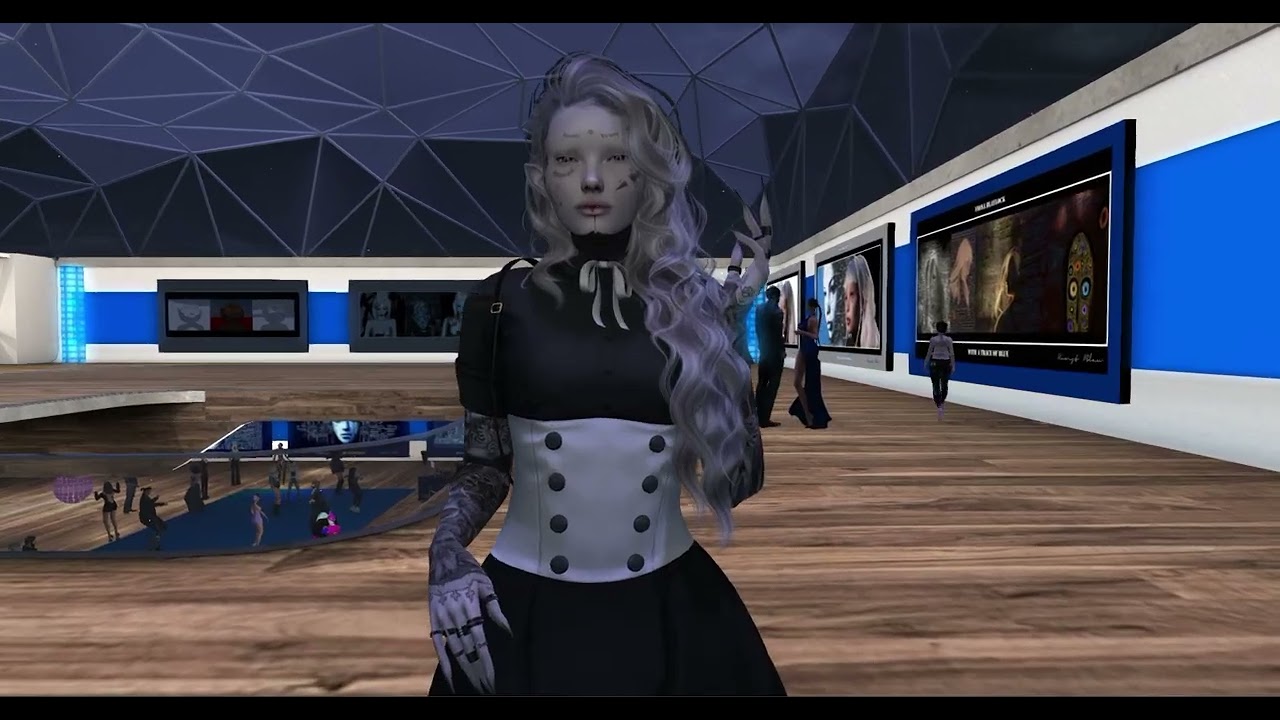 A Trace of Blue - KUNST BLAU - 2023 | Art Gallery | #secondlife #cinematic