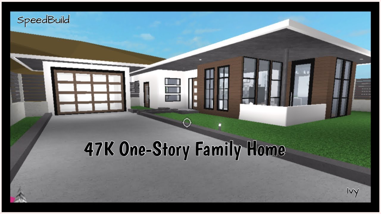 47K One-Story Family Home | Roblox Bloxburg |