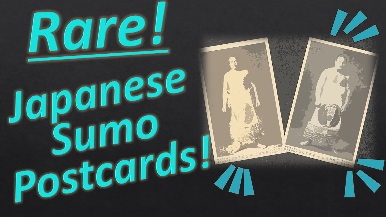 Amazing! Two Rare Japanese Sumo Wrestling Postcards!