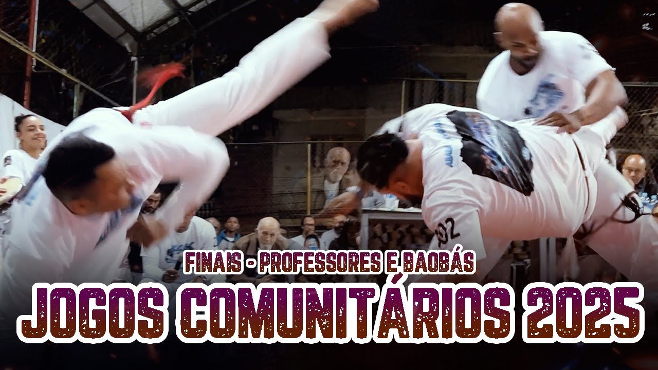 ABADÁ CAPOEIRA - JOGOS COMUNITÁRIOS 2025 - PROFESSORES E BAOBÁS 45+ - FINAIS - TODOS OS JOGOS