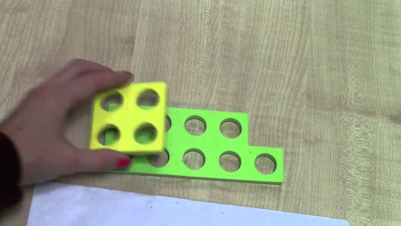 Subtracting by comparing using numicon
