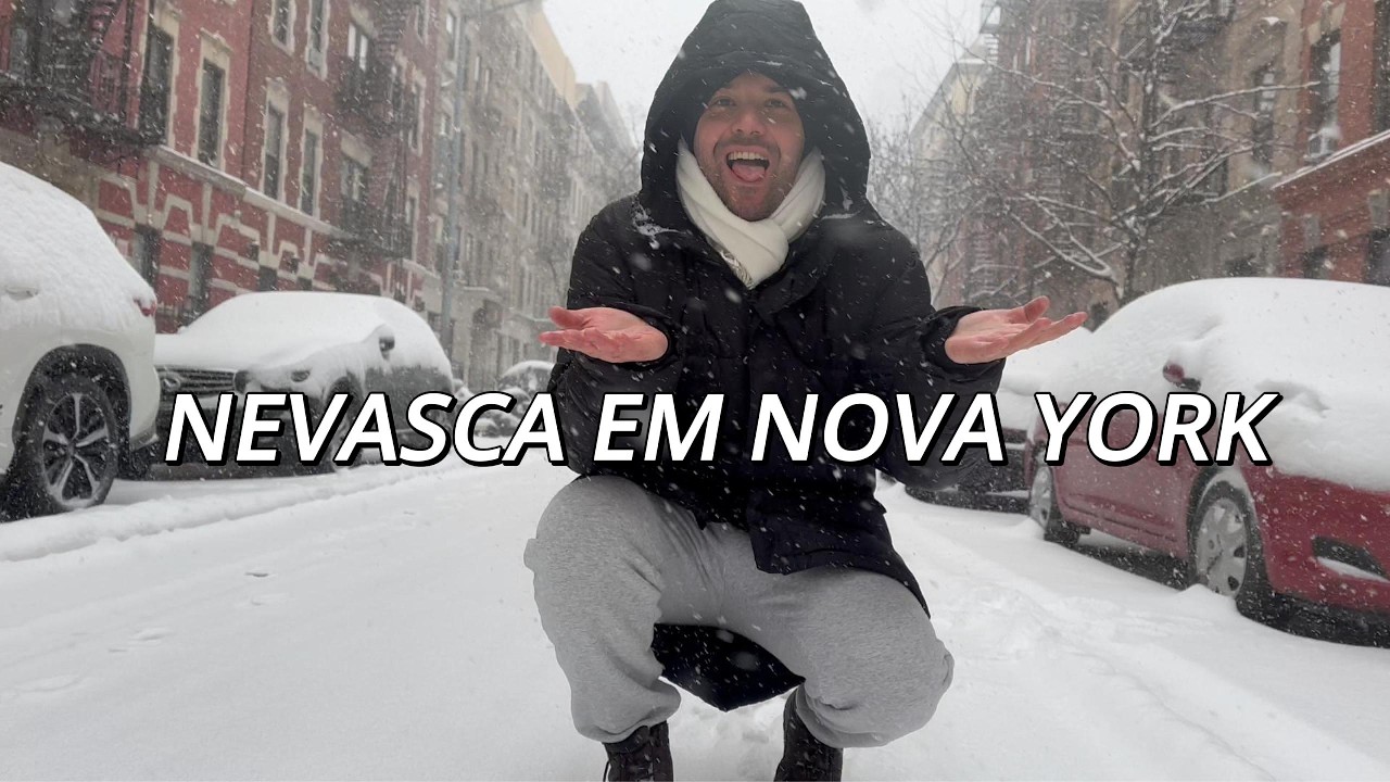 A MAIOR NEVASCA DOS ÚLTIMOS ANOS EM NOVA YORK!