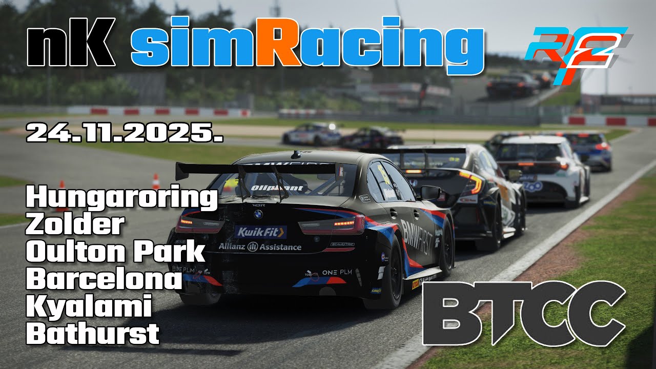nK simRacing - Zolder - rFactor 2 BTCC