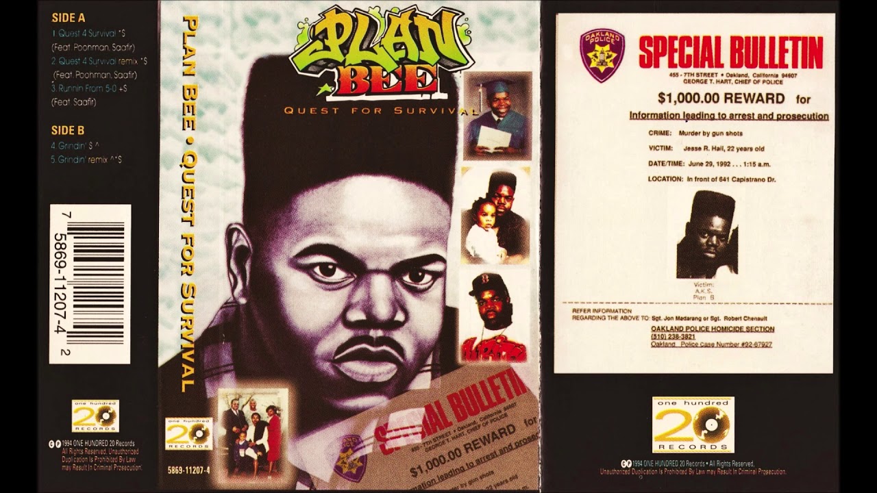 Plan Bee - Quest For Survial 1994 [Cassette Rip] Full Cassette
