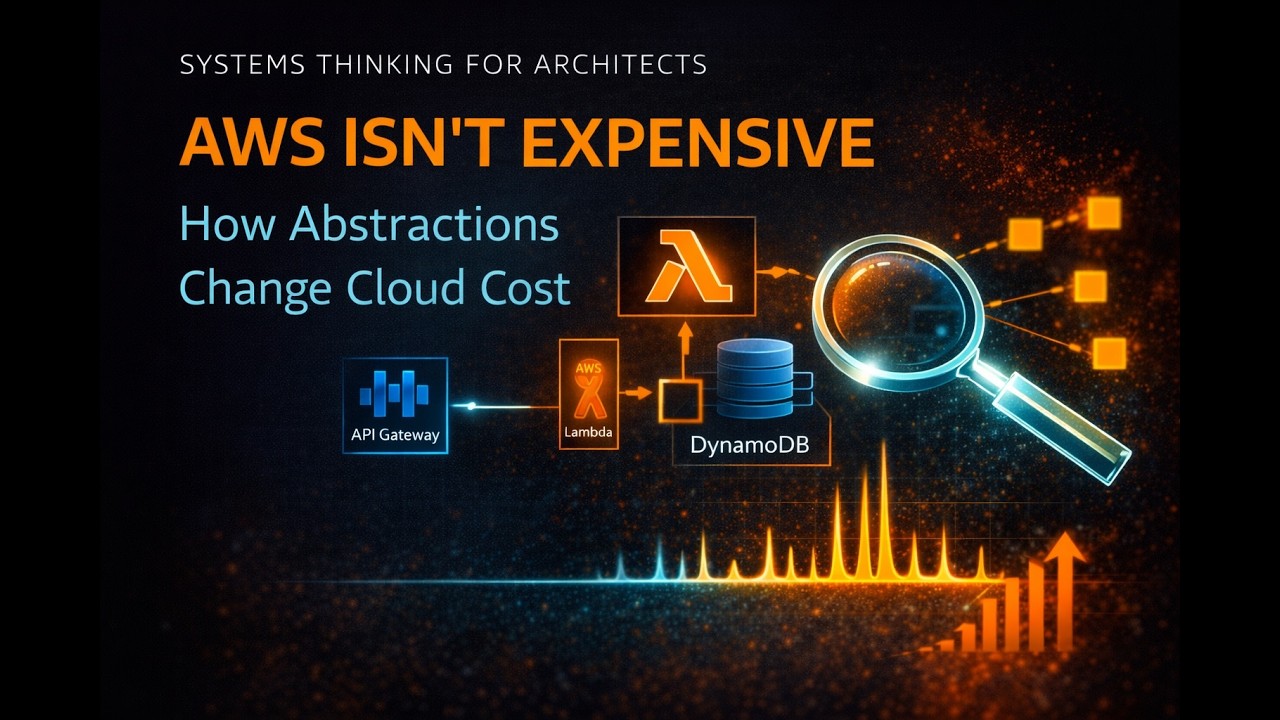 AWS Isn’t Expensive — How Abstractions Change Cloud Cost | Systems Thinking for Architects