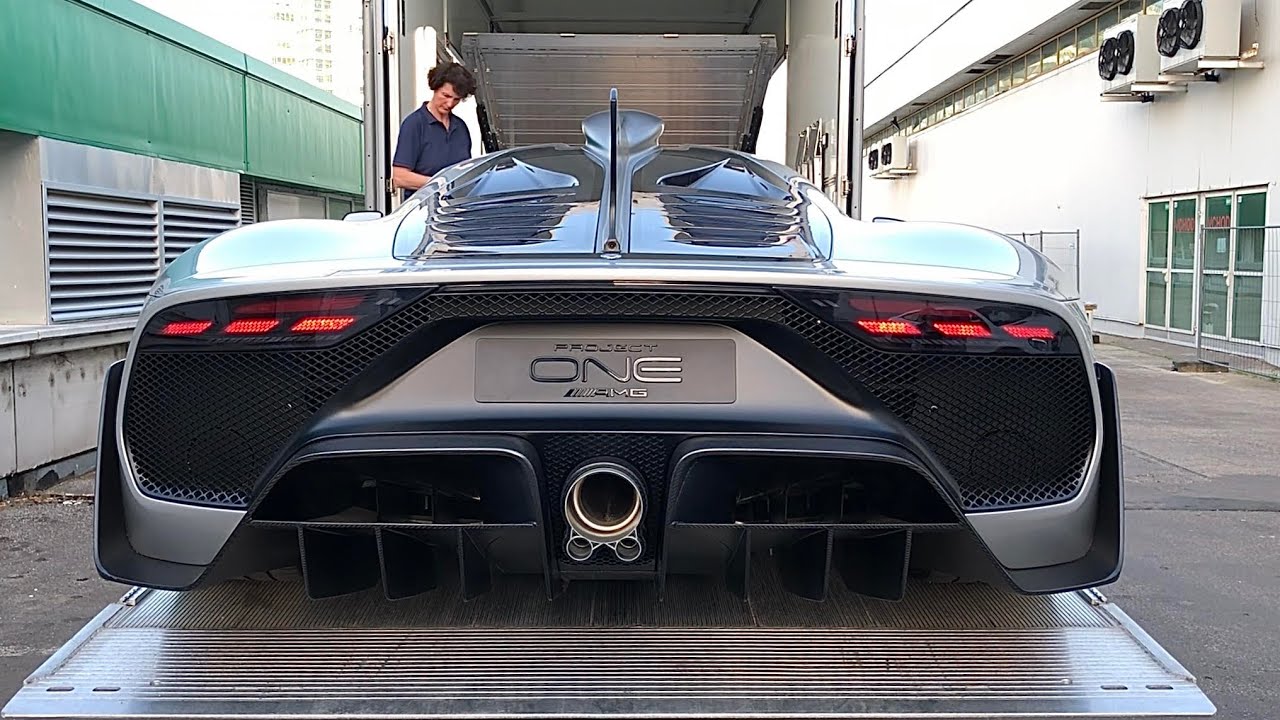 Mercedes-AMG Project ONE driving in all-electric mode